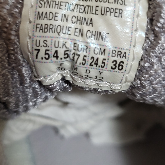 Skechers Sports Flex Sole Stride White/Silver Sneaker Women Size 7.5 - Picture 9 of 9